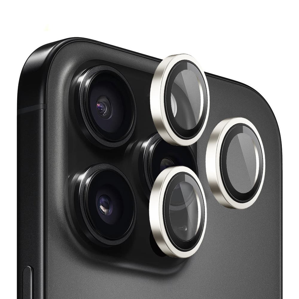 Blueo Original Metal Frame Lens Protector iPhone 14 Pro/Pro Max zlatý - náhled 1