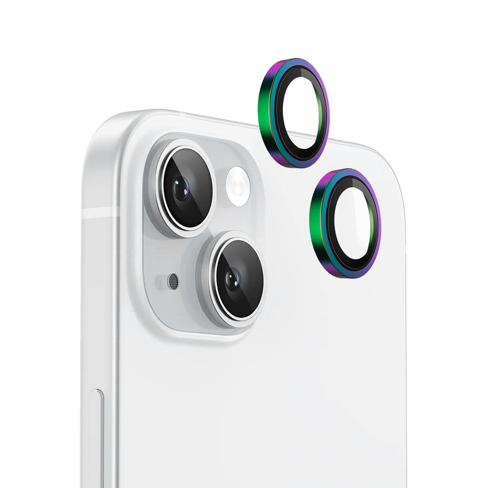 Blueo Original Metal Frame Lens Protector iPhone 15 iPhone 15 Plus barevný - náhled 1