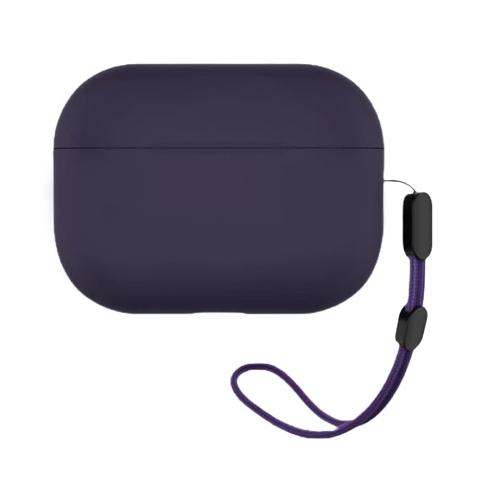 Blueo Liquid Silicone ochranné pouzdro pro AirPods Pro 2 fialové - náhled 1
