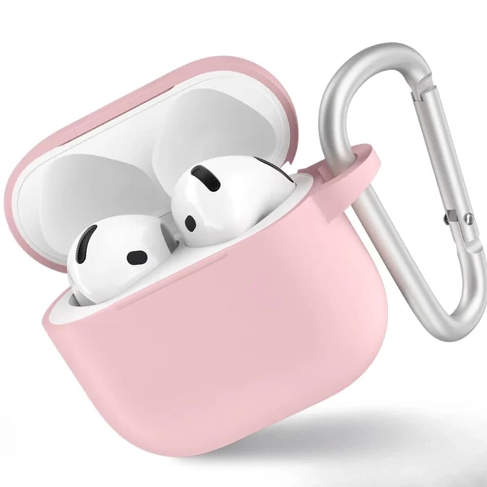 Blueo Liquid Silicone ochranné pouzdro pro AirPods 4 pískově růžová - náhled 1