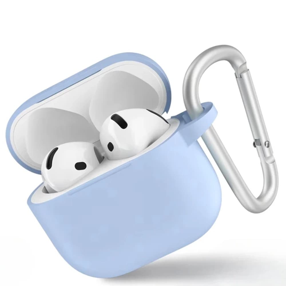 Blueo Liquid Silicone ochranné pouzdro pro AirPods 4 nebesky modré - náhled 1