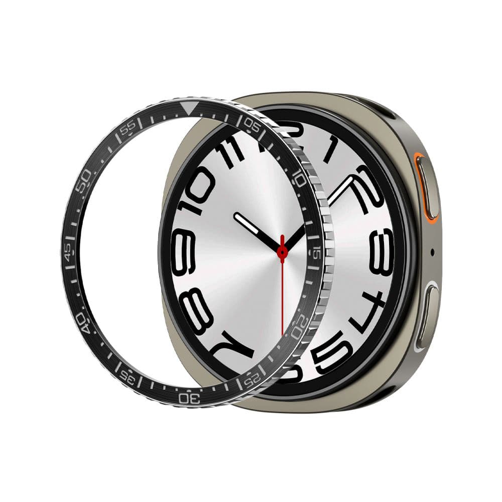 Spigen Bezel Tune Diver pro Samsung Galaxy Watch8 44mm nerezová ocel černá - náhled 1