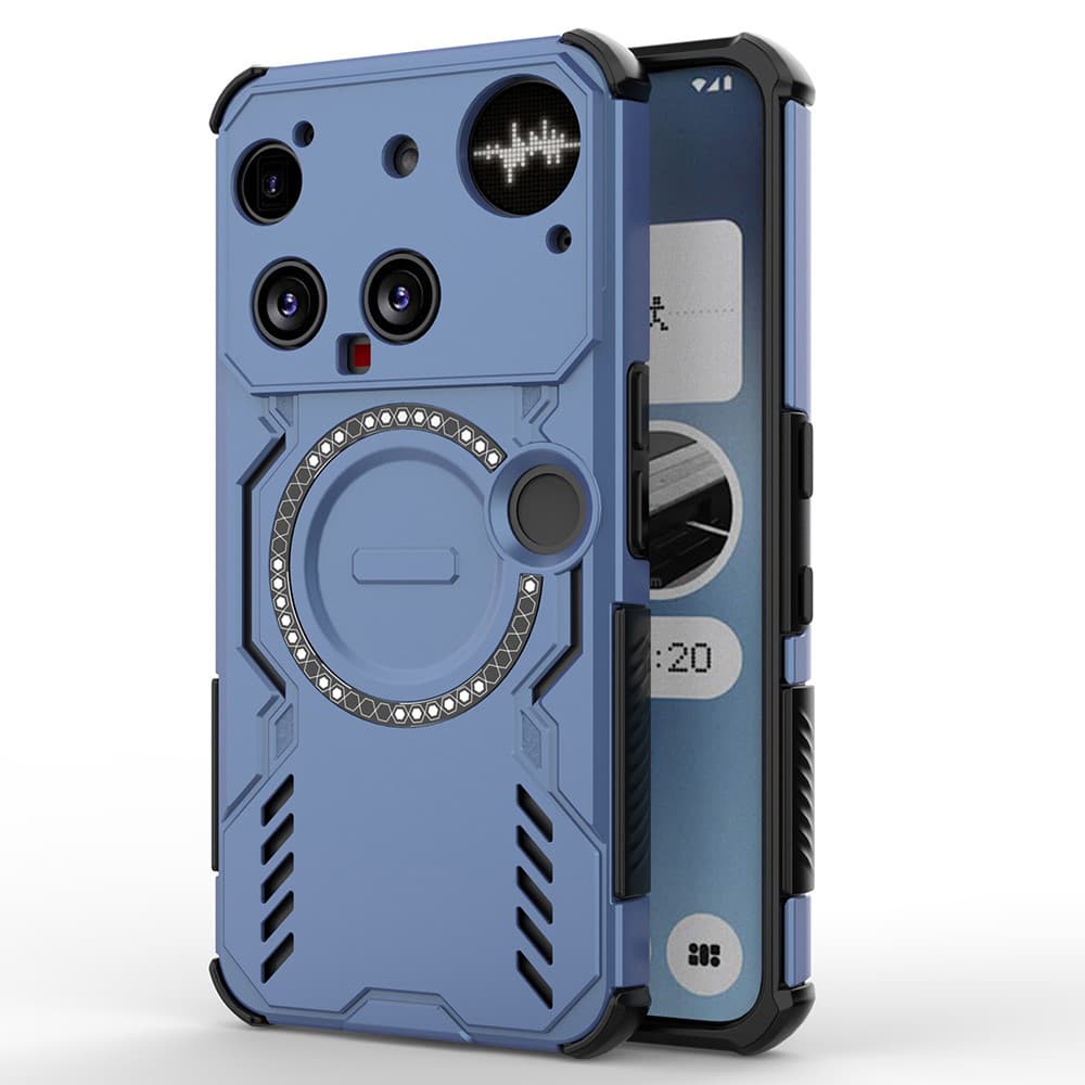 Pouzdro Techsuit ArmorMag pro Nothing Phone (3) modré - náhled 1