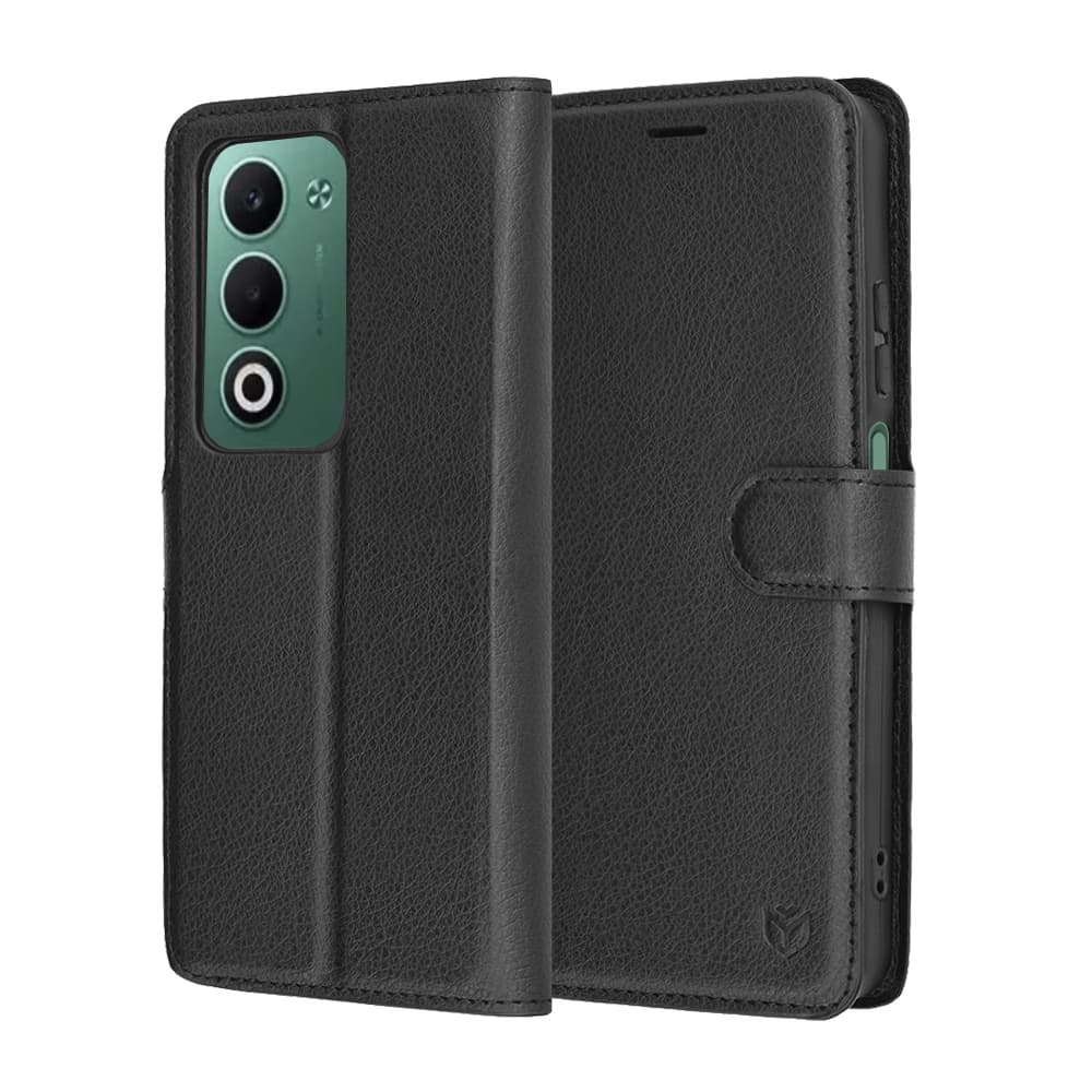 Pouzdro Techsuit Leather Folio pro Oppo A5 4G A5 5G černé - náhled 1