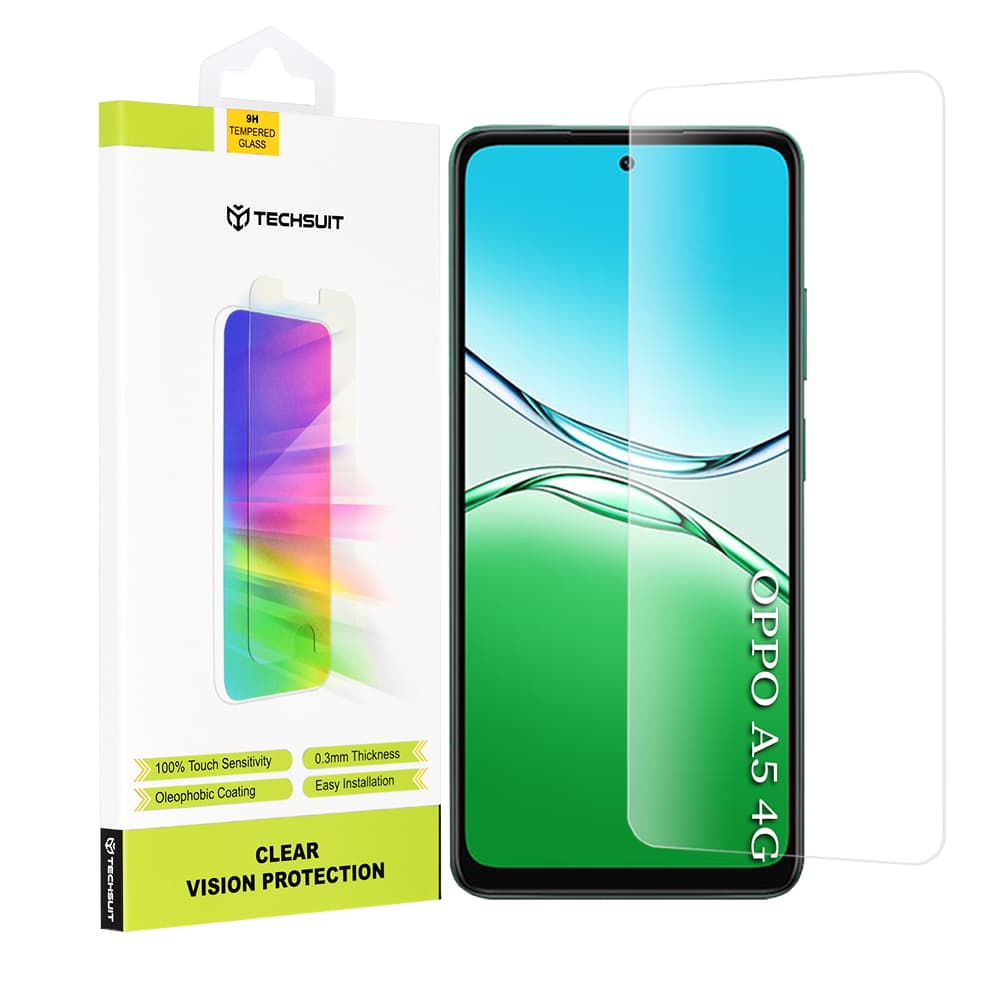 Techsuit Clear Vision Glass pro Oppo A5 4G A5 5G Transparentní - náhled 1