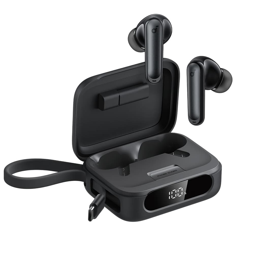 Anker Wireless Earbuds P41i s vestavěnou nabíječkou stojánkem černé