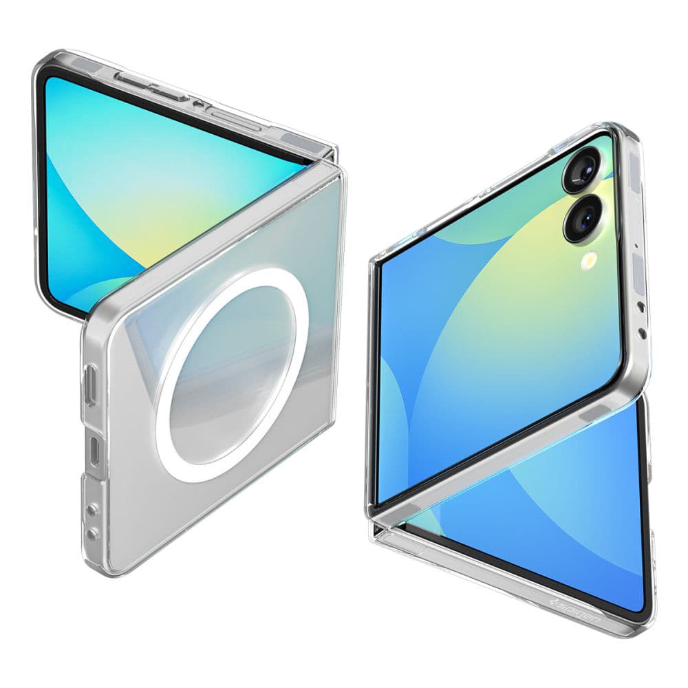 Spigen Air Skin MagSafe pro Samsung Galaxy Z Flip7 křišťálově čirá bílá - náhled 1