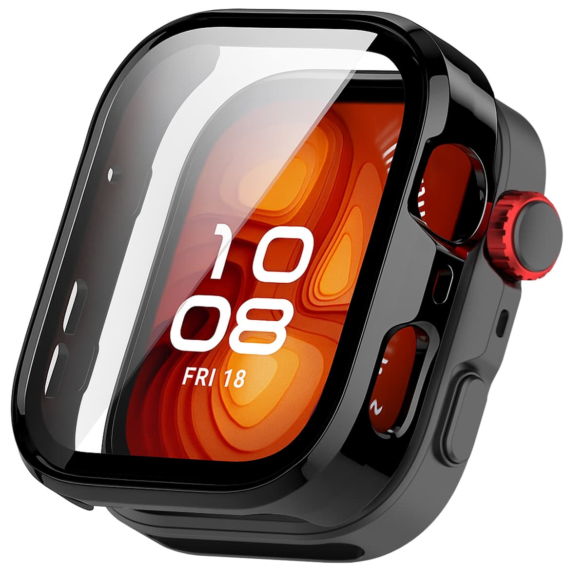 Techsuit Defense360 Pro s ochranným sklem pro Huawei Watch Fit 4 Pro černá - náhled 1