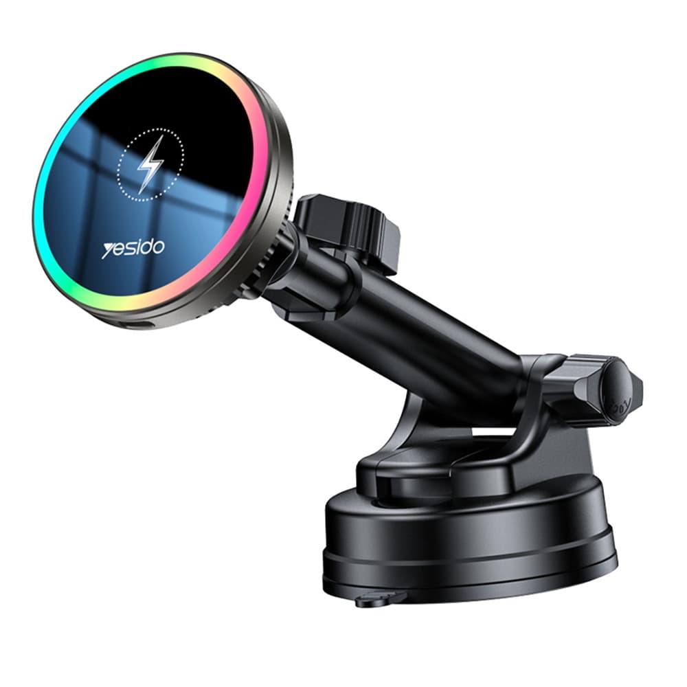 Yesido Car Holder s bezdrátovým nabíjením C315 pro výdech/dash černý - náhled 1