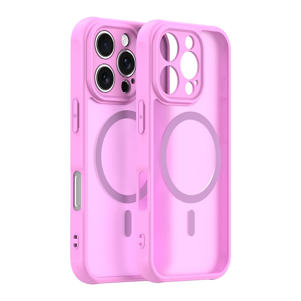 Techsuit HaloFrost II MagSafe pro iPhone 16 Pro růžová - náhled 1