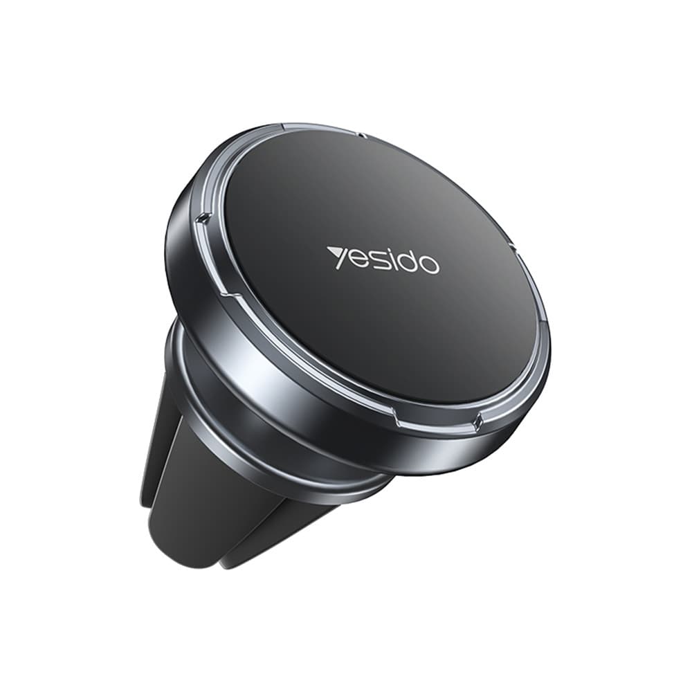 Yesido Mini Car Holder C214 Magnetický do ventilace volně otočný zinková slitina protiskluzový univerzální černý - náhled 1