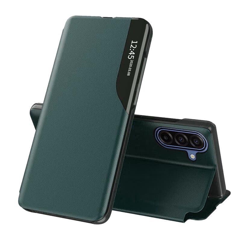 Pouzdro Techsuit eFold Series pro Samsung Galaxy A17 5G A17 4G tmavě zelené - náhled 1