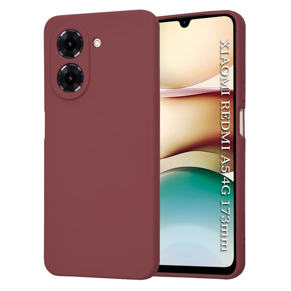 Techsuit SoftFlex pouzdro pro Xiaomi Redmi A5 4G Standard švestkově červené - náhled 1
