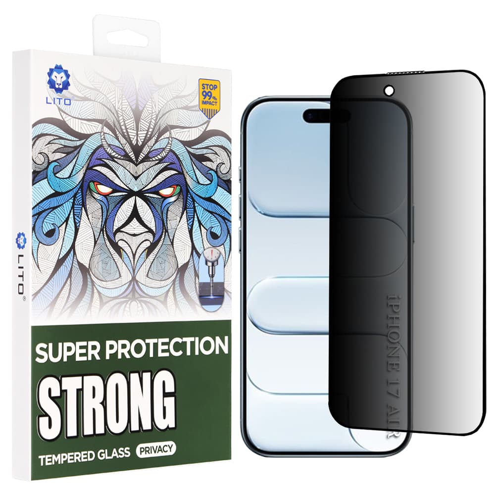 Lito D+ Max Strong Privacy pro iPhone 17 Air černá - náhled 1