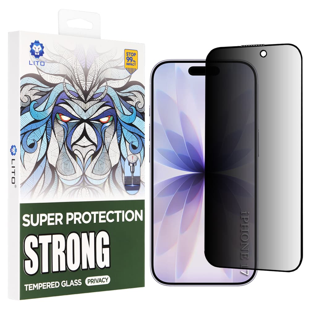 Lito D+ Max Strong Privacy pro iPhone 17 iPhone 16 Pro černá - náhled 1