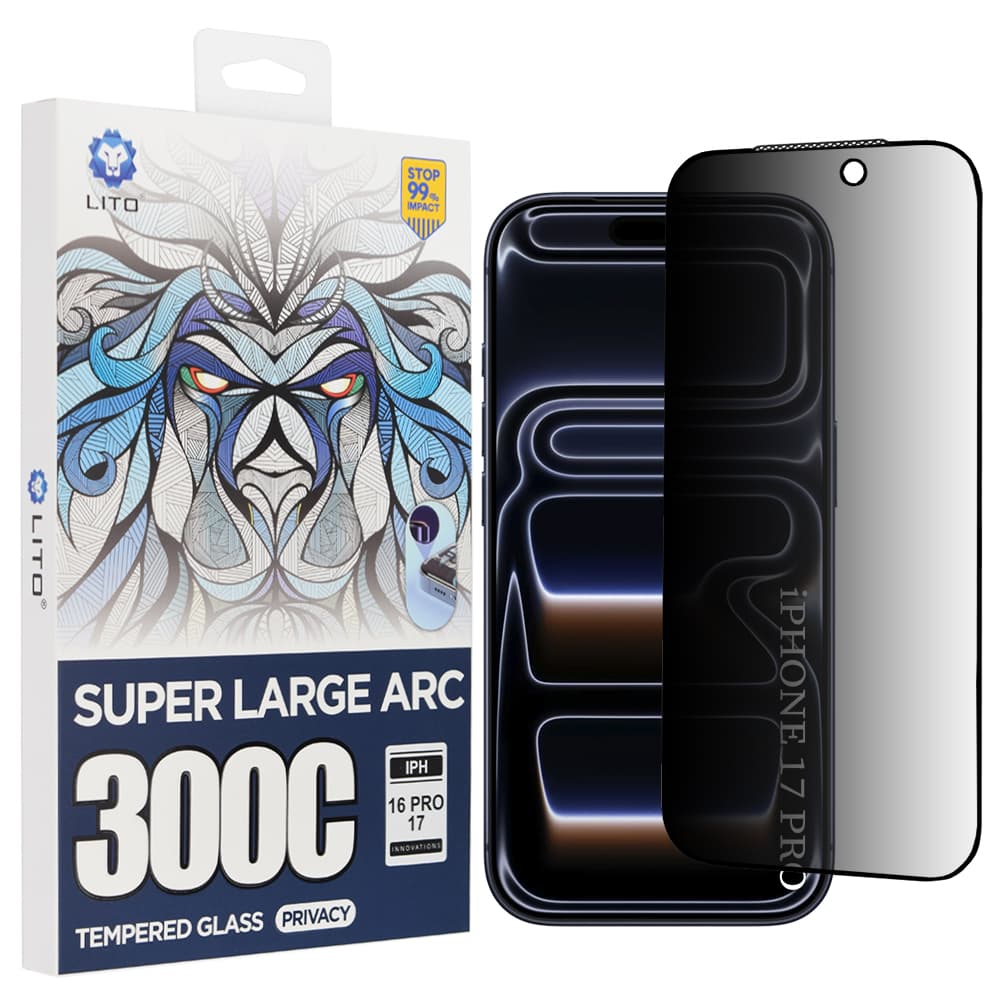 Lito D+ Max Privacy 300C pro iPhone 17 Pro černá - náhled 1