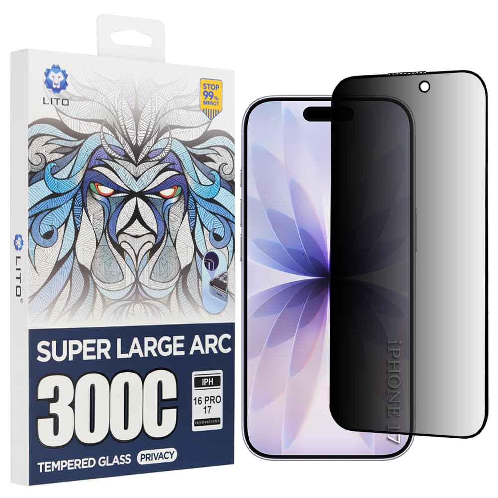 Lito D+ Max Privacy 300C pro iPhone 17 iPhone 16 Pro černá - náhled 1