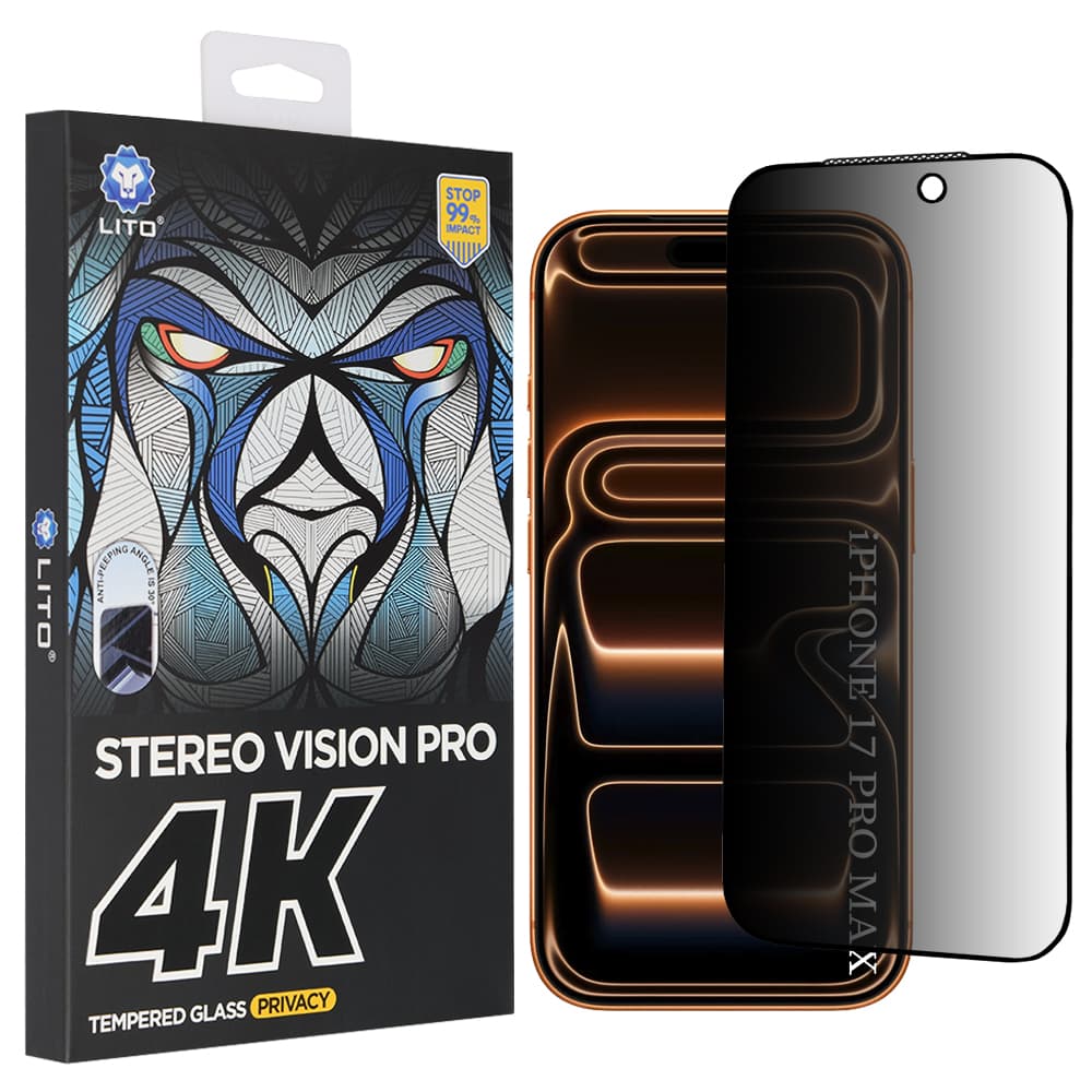 Lito D+ Max 4K Privacy pro iPhone 17 Pro Max černá - náhled 1