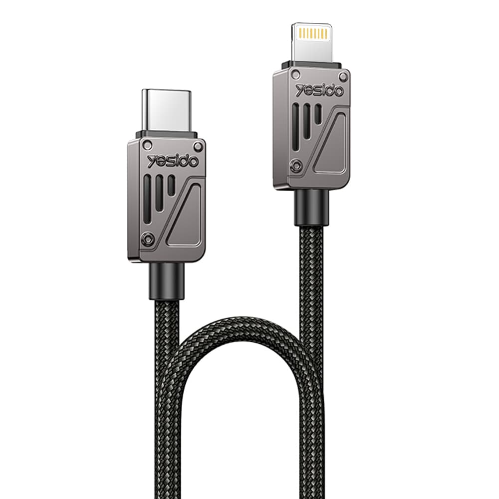 Yesido Datový kabel CA195 Type-C na Lightning Rychlé nabíjení PD27W 1.2m černý - náhled 1