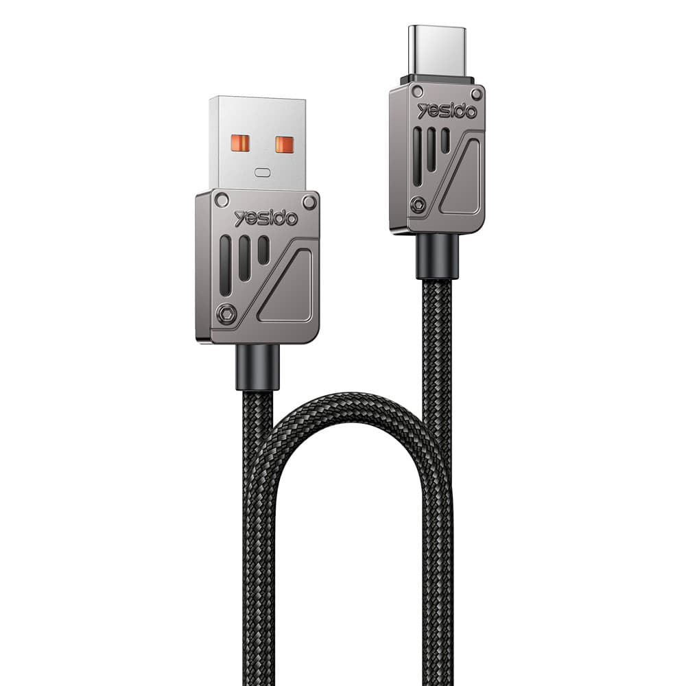 Yesido Data Cable CA135C USB na Type-C Rychlé nabíjení 1.2m Černá - náhled 1