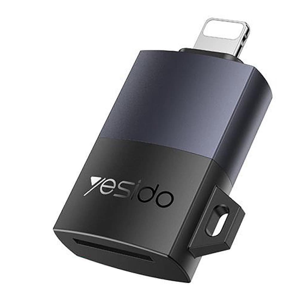 Yesido Adapter GS38 Lightning na TF kartu pro iPhone iPad šedý - náhled 1