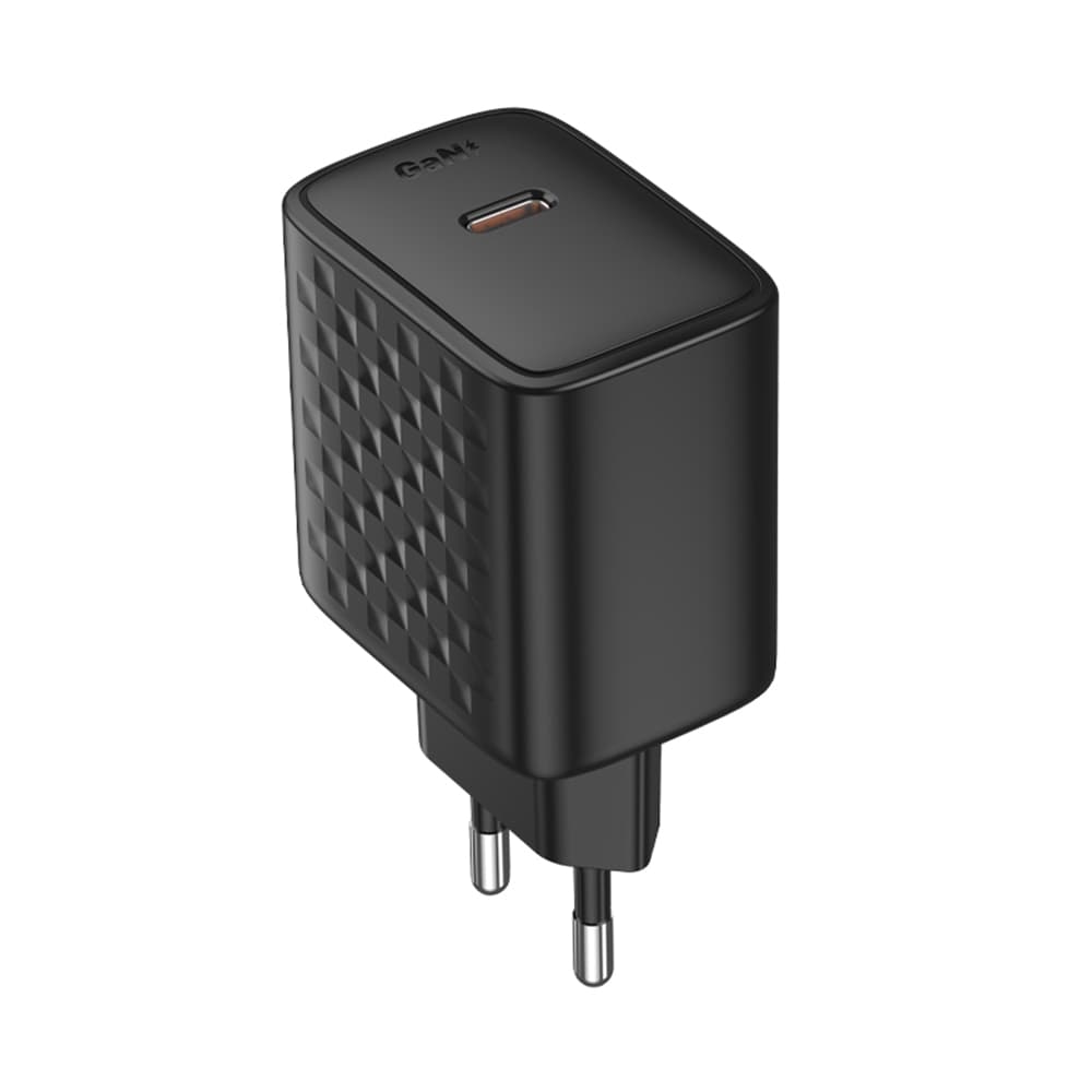 Lito nabíječka do zdi LC20 Type-C výstup PD45W GaN EU zástrčka černá - náhled 1