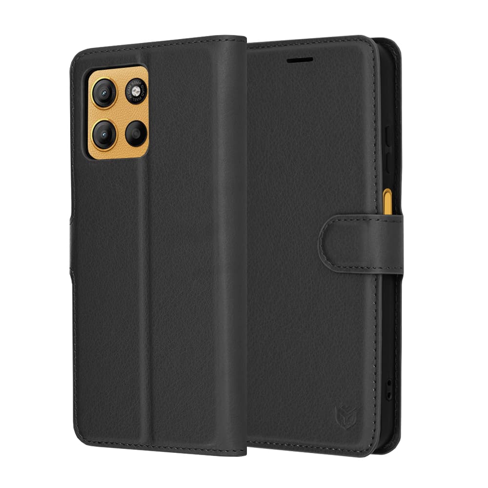 Pouzdro Techsuit Leather Folio pro Motorola Moto G15 G15 Power černé - náhled 1
