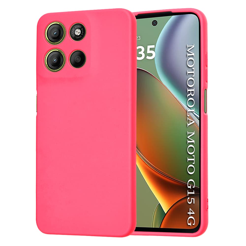 Techsuit SoftFlex pro Motorola Moto G15 G15 Power růžová