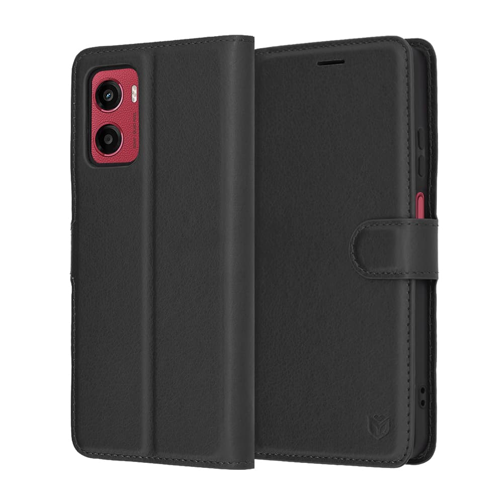 Pouzdro Techsuit Leather Folio pro Motorola Moto G05 E15 černé - náhled 1