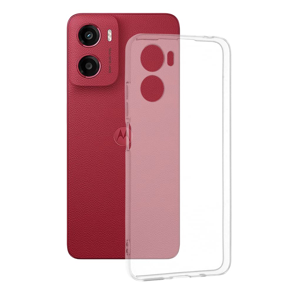 Techsuit silikonové pouzdro Motorola Moto G05 E15 průhledné - náhled 1