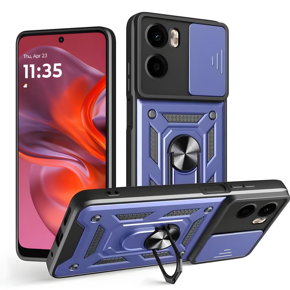Techsuit CamShield Series pouzdro pro Motorola Moto G05 E15 modré - náhled 1