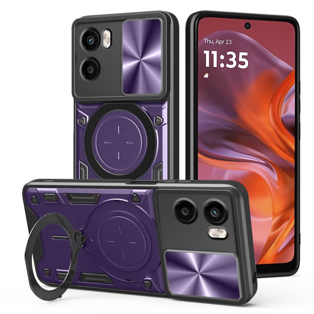 Pouzdro Techsuit CamGuard Pro pro Motorola Moto G05 E15 fialové - náhled 1