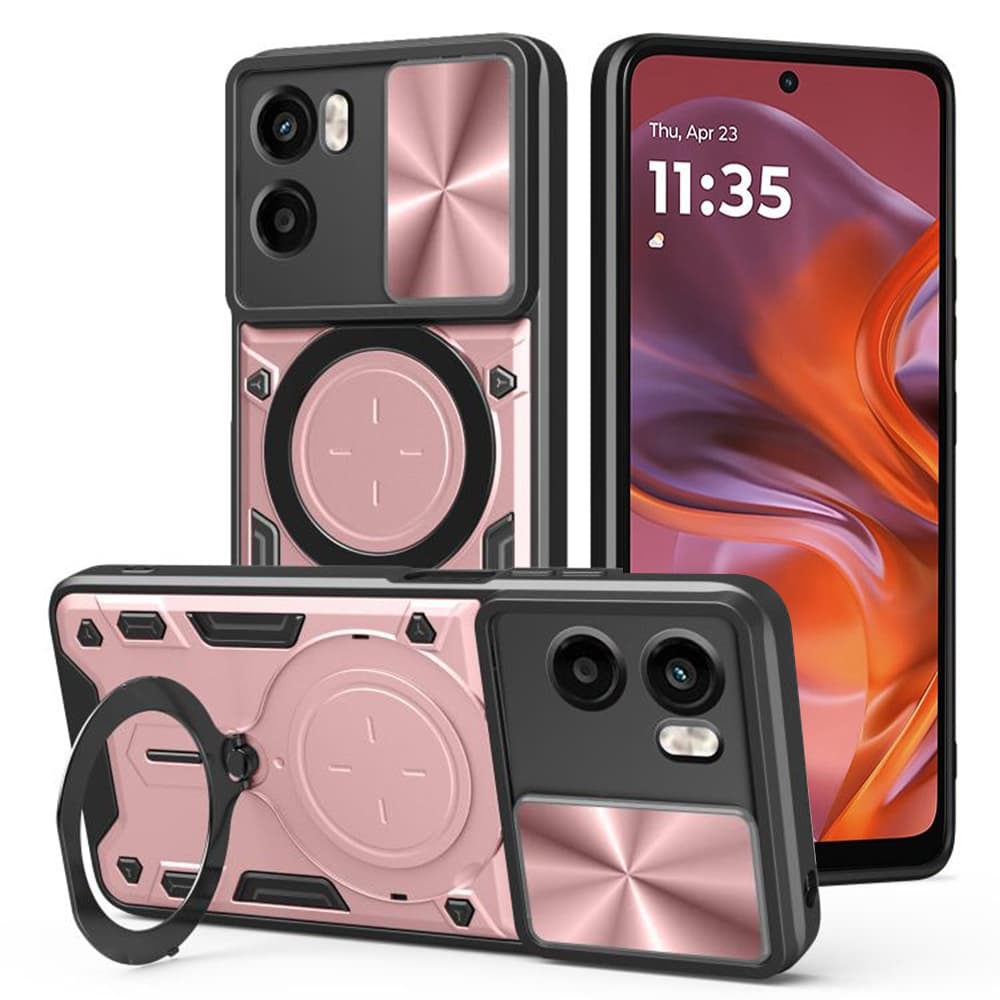 Ochranný kryt Techsuit CamGuard Pro pro Motorola Moto G05 E15 růžově zlatý - náhled 1