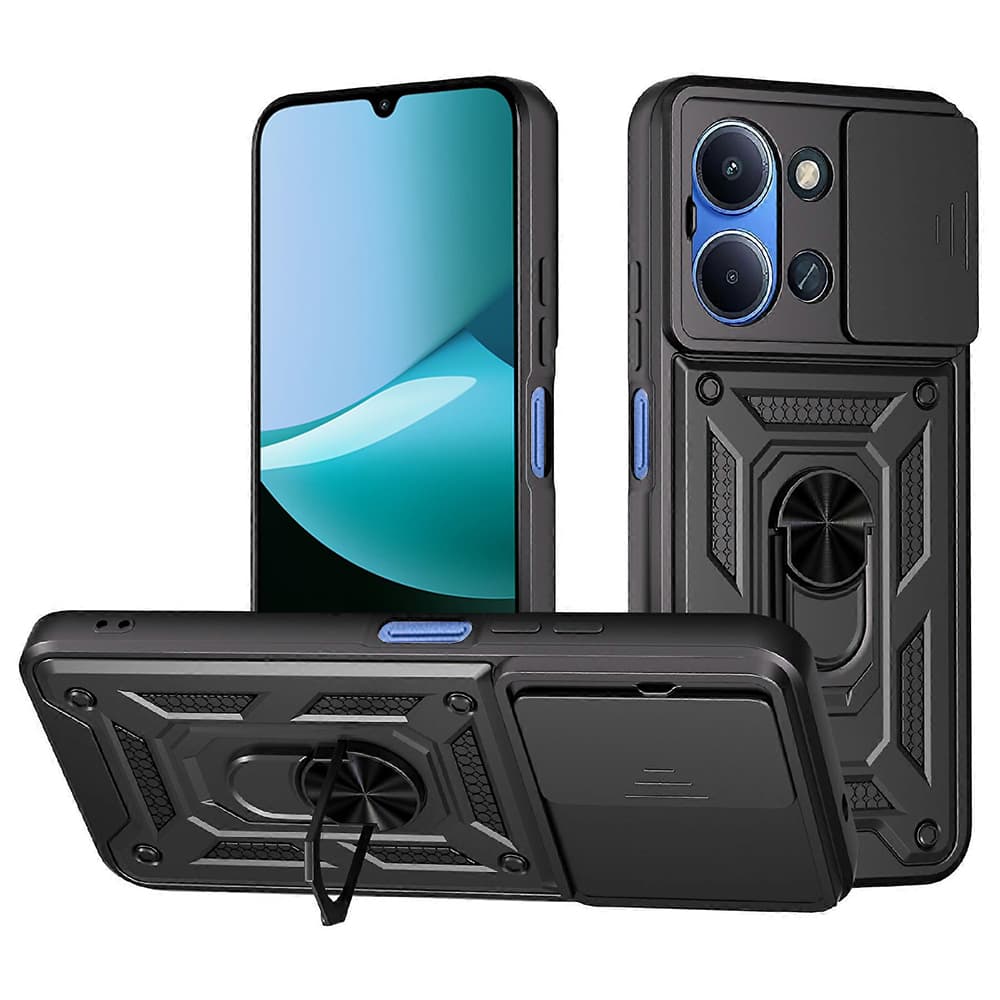Techsuit CamShield Series pouzdro Xiaomi Redmi 15C 4G / 5G černé - náhled 1