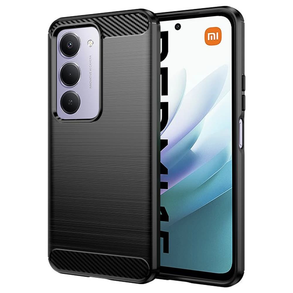 Techsuit Carbon Silicone pro Xiaomi Redmi 15 4G / 5G černý - náhled 1