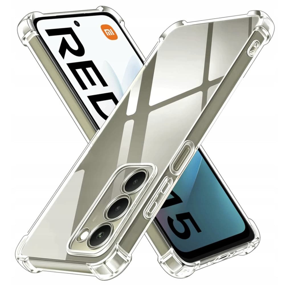 Techsuit Shockproof průhledný silikon pro Xiaomi Redmi 15 4G 5G průhledný - náhled 1