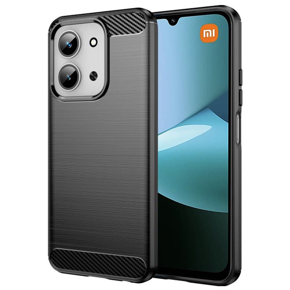 Techsuit Carbon Silicone pro Xiaomi Redmi 15C 4G/5G Poco C85 4G černá - náhled 1