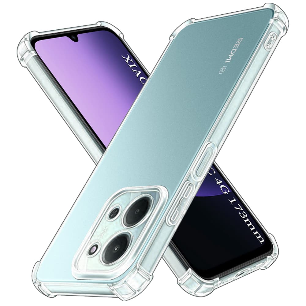 Techsuit - nárazuvzdorný čirý silikon - Xiaomi Redmi 15C 4G / 5G - čirý - náhled 1
