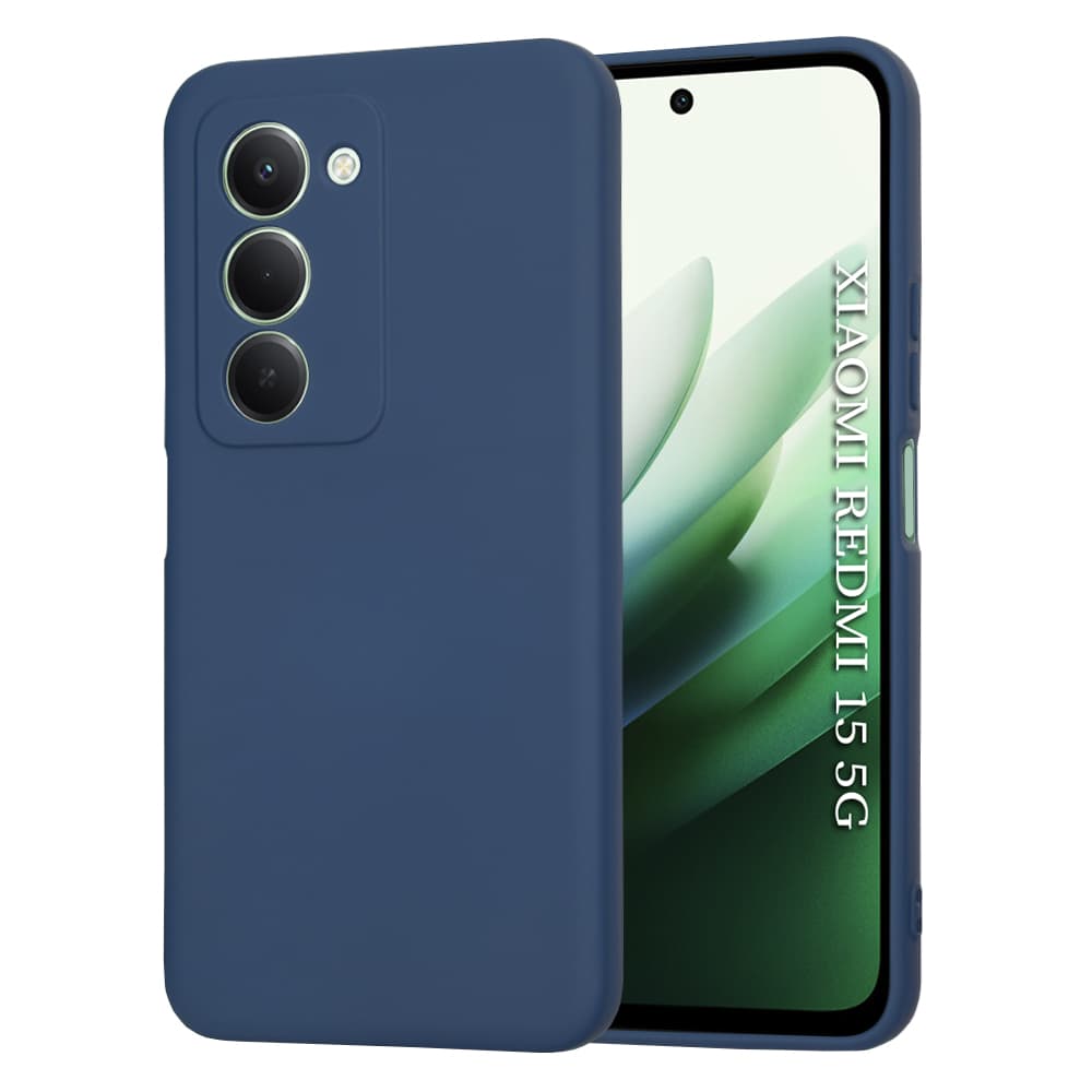 Techsuit SoftFlex pro Xiaomi Redmi 15 4G / 5G tmavě modrý - náhled 1