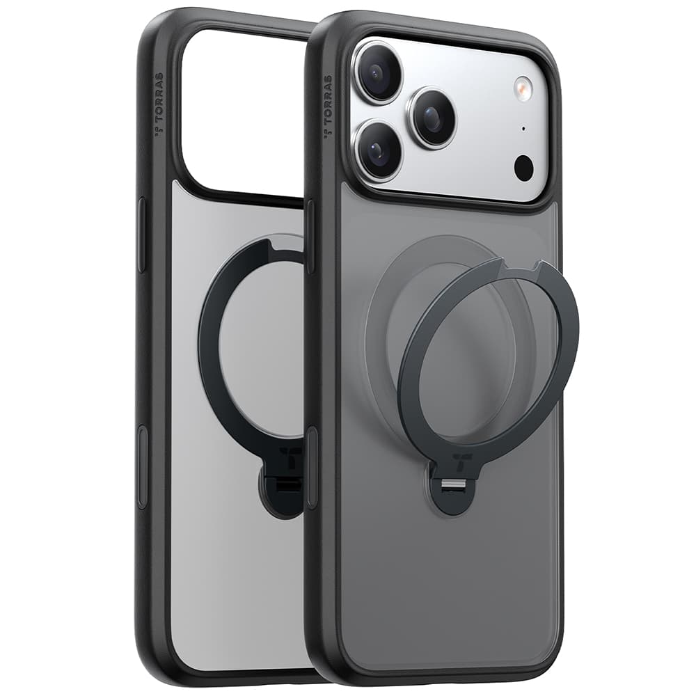 Torras Ostand Spin MagSafe Series pro iPhone 17 Pro černá - náhled 1
