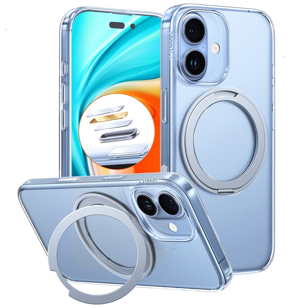 Torras Ostand Pro MagSafe Series iPhone 17 průhledný - náhled 1