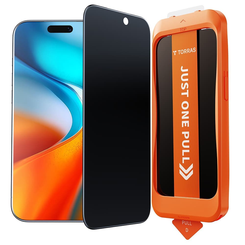 Torras GlassGo Install Master Privacy pro iPhone 17 černá - náhled 1