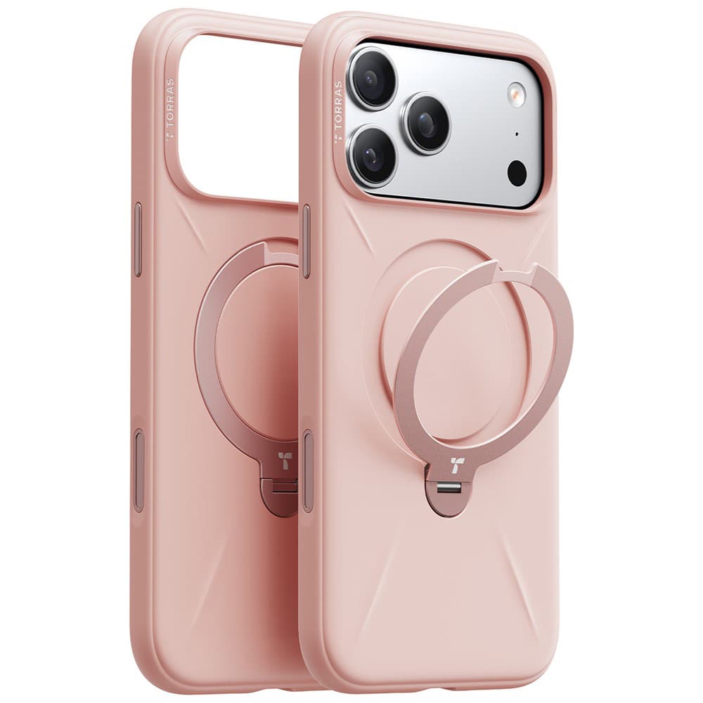 Torras QPRO Silicone Series iPhone 17 Pro růžový