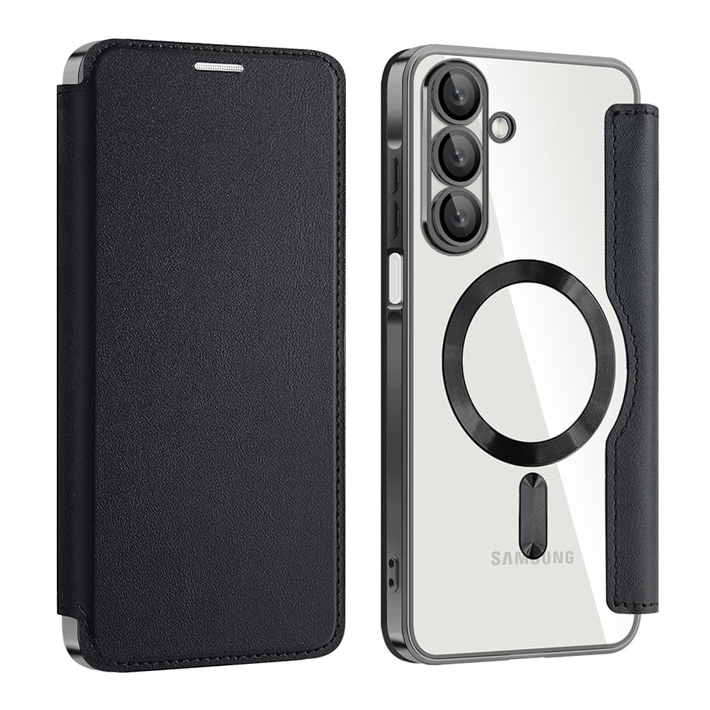 Pouzdro na knihu Techsuit SmartMag pro Samsung Galaxy A17 5G A17 4G černé - náhled 1