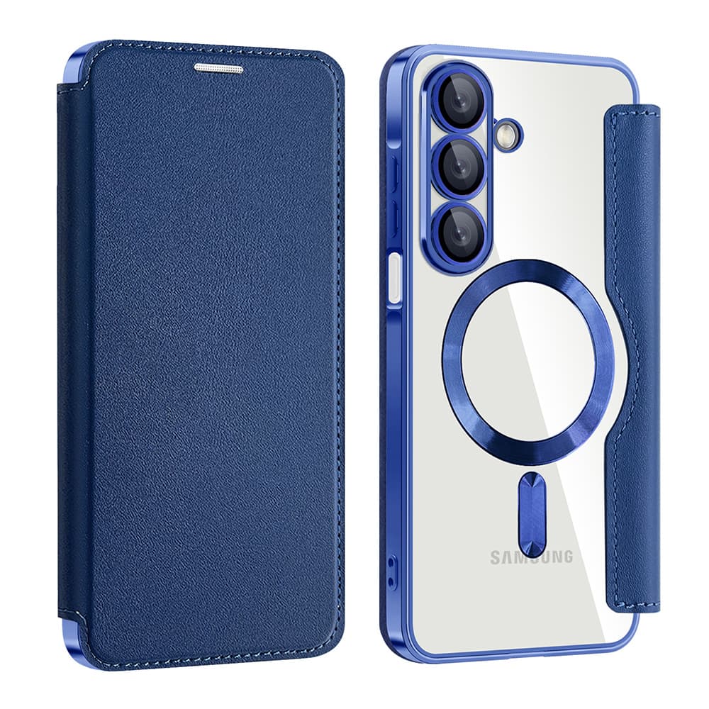 Techsuit SmartMag knížkové pouzdro Samsung Galaxy A17 5G A17 4G modré - náhled 1