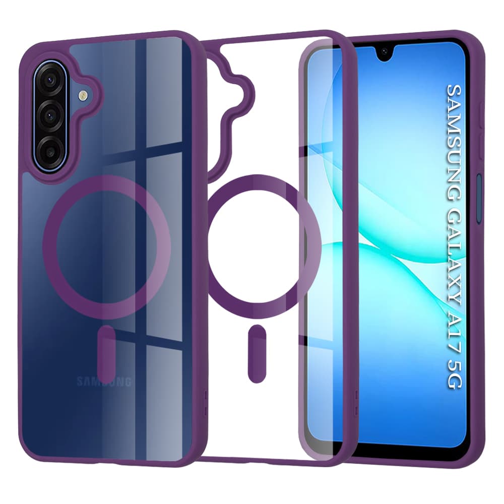 Techsuit MagSafe Pro pro Samsung Galaxy A17 5G A17 4G fialová - náhled 1