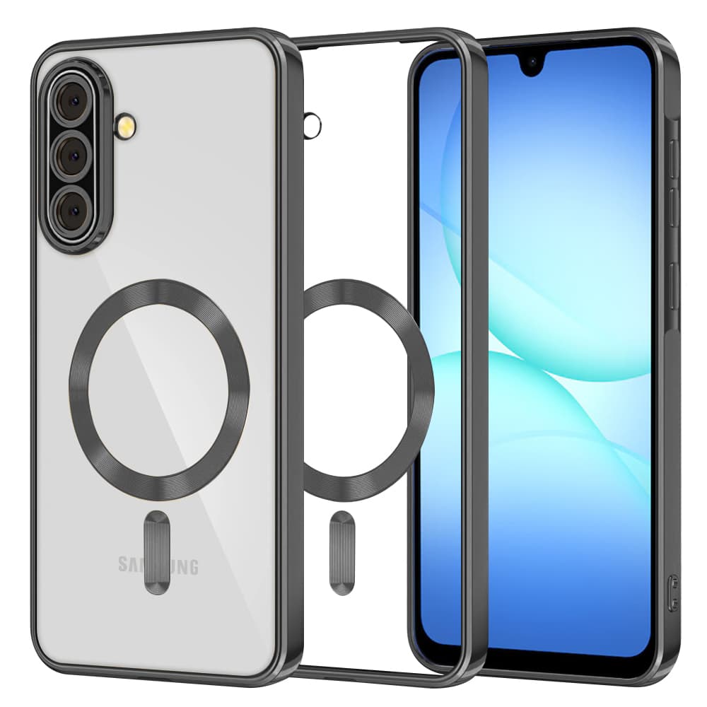Techsuit Luxury Crystal MagSafe pro Samsung Galaxy A17 5G A17 4G černý - náhled 1
