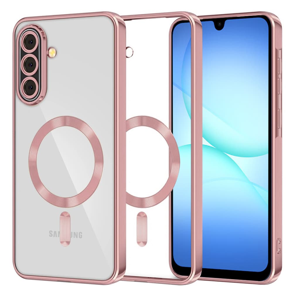 Techsuit Luxury Crystal MagSafe pro Samsung Galaxy A17 5G A17 4G růžová - náhled 1