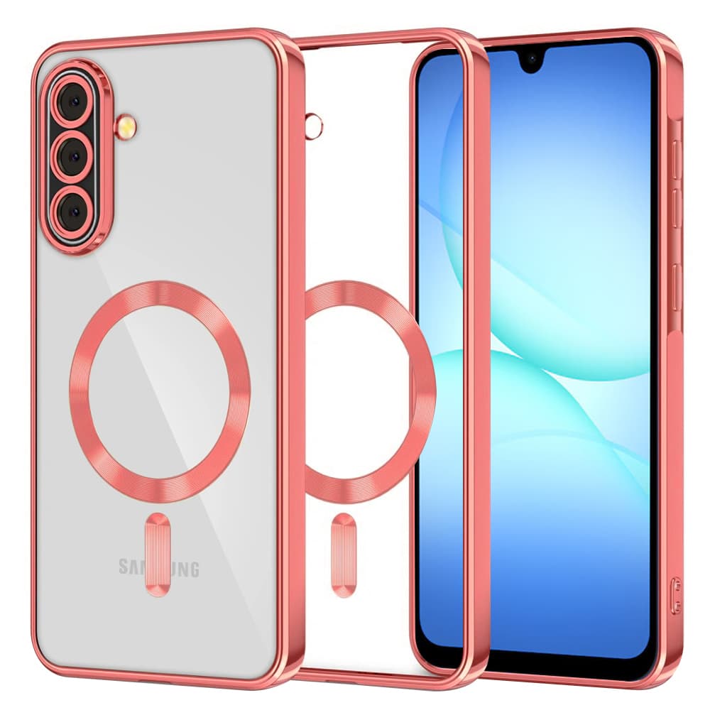 Techsuit Luxury Crystal MagSafe pro Samsung Galaxy A17 5G A17 4G červená - náhled 1