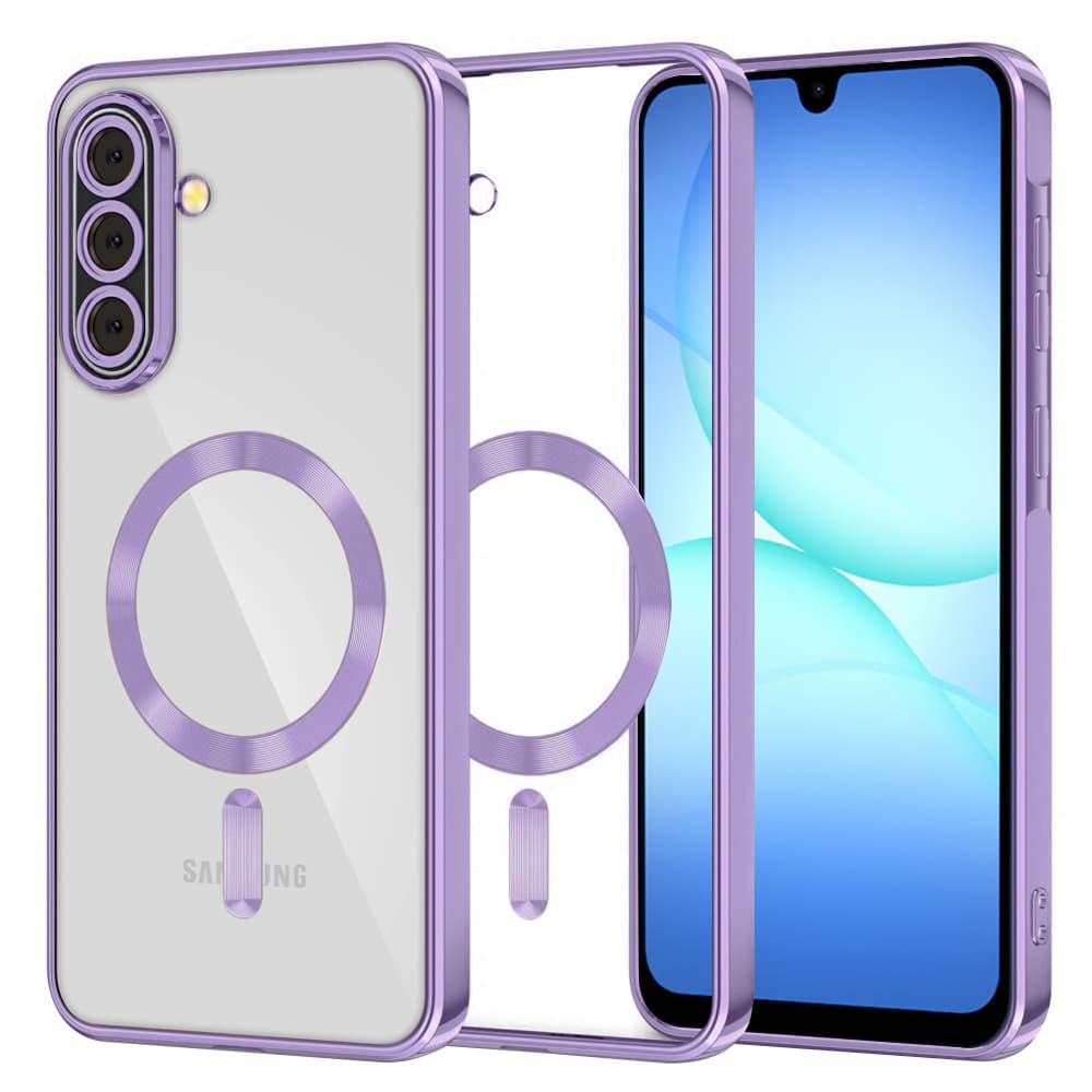 Techsuit Luxury Crystal MagSafe pro Samsung Galaxy A17 5G A17 4G světle fialová - náhled 1